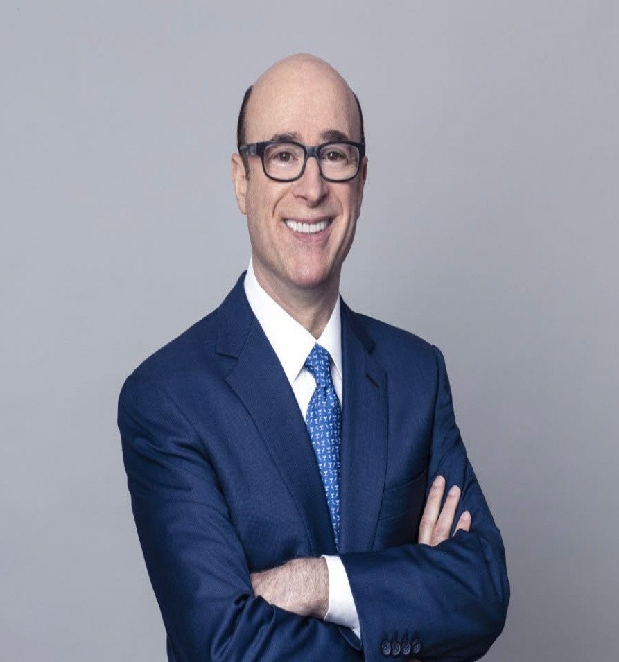 Portrait of a man in a blue suit